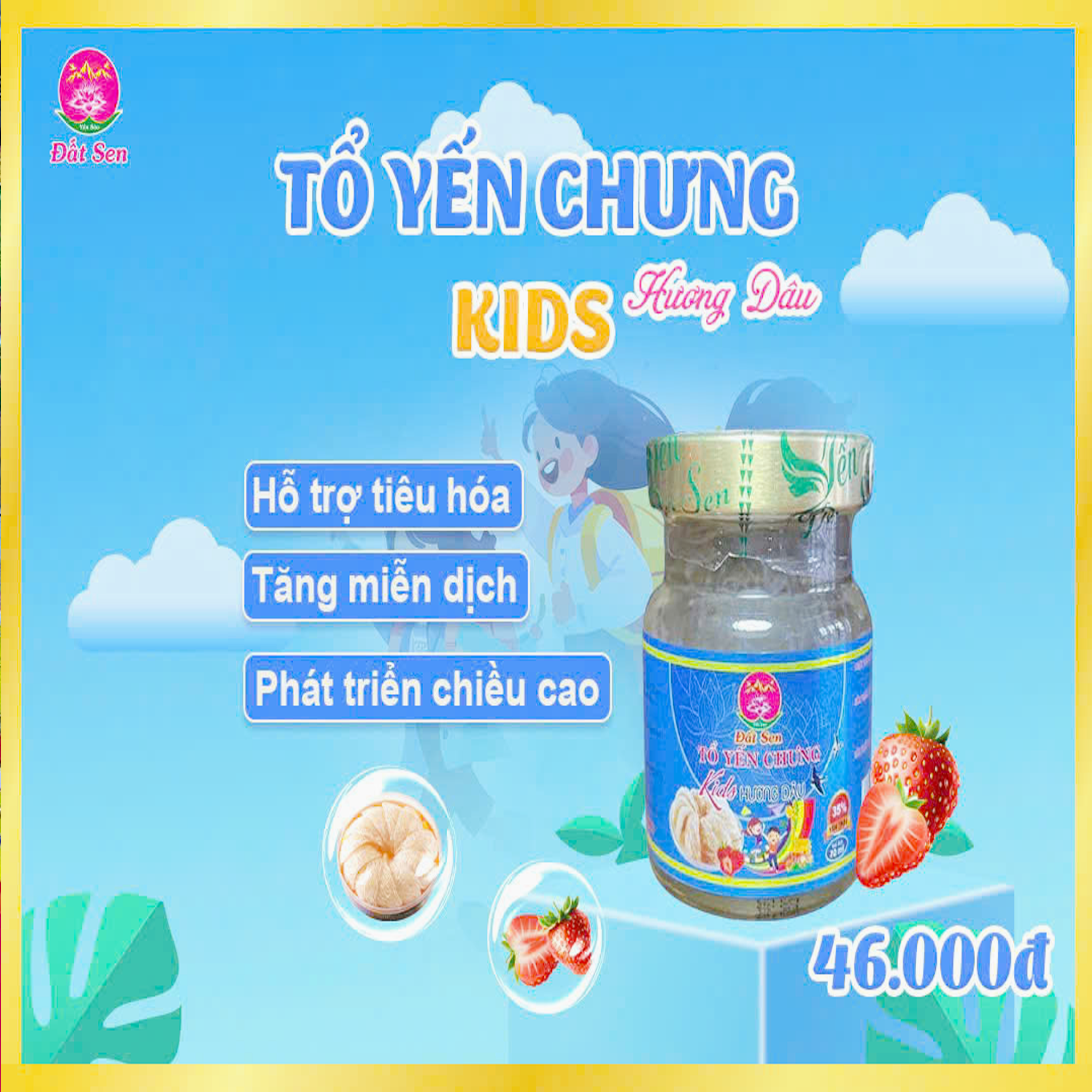 Tổ Yến Chưng Kids Dành cho Trẻ Em 
